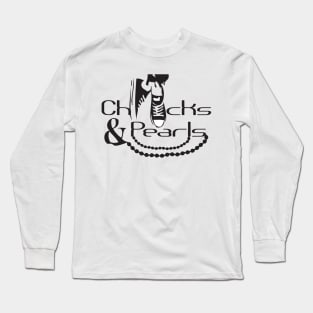 chucks and pearls Long Sleeve T-Shirt